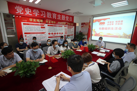 党总支召开“学党史、悟思想、办实事、开新局” 专题组织生活会